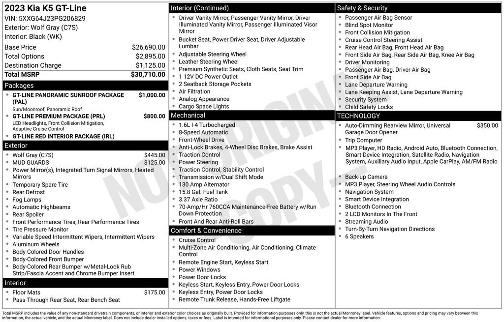 Used 2023 Kia K5 GT-Line FWD image 12