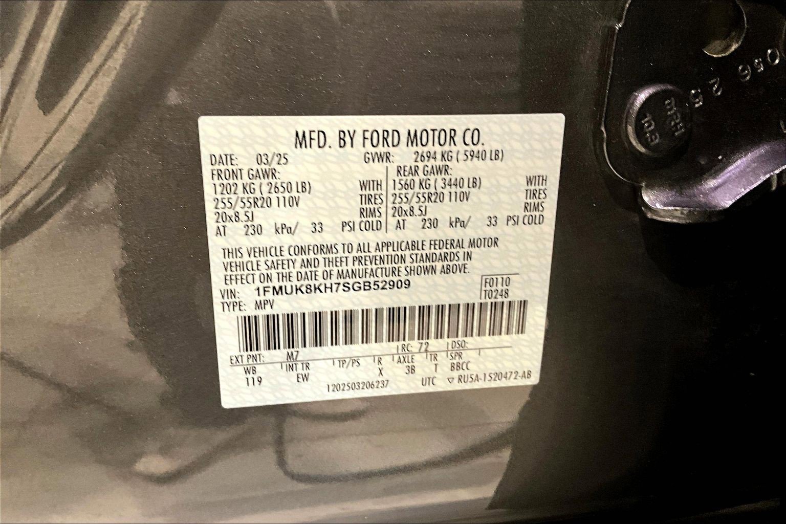 Used 2025 Ford Explorer ST-Line AWD/4WD image 19