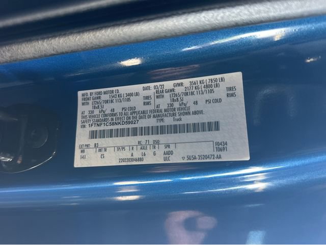 Used 2022 Ford F150 XL w/ Max Trailer Tow Package RWD image 38
