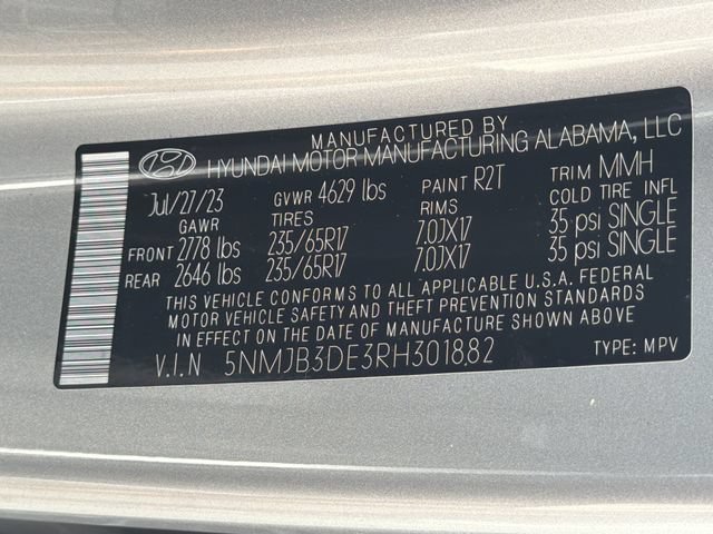 Certified 2024 Hyundai Tucson SEL FWD image 34