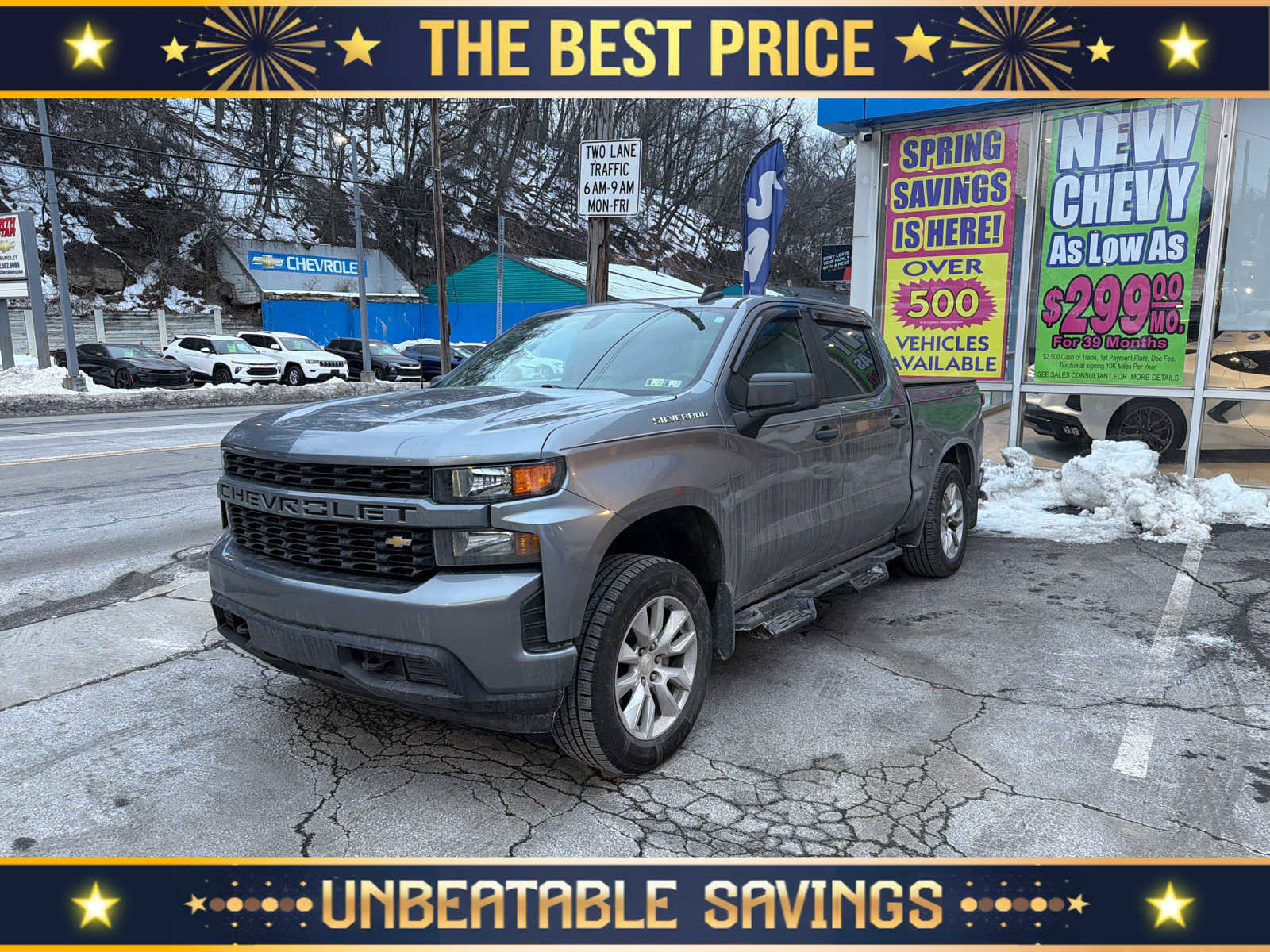 Used 2021 Chevrolet Silverado 1500 Custom image 1