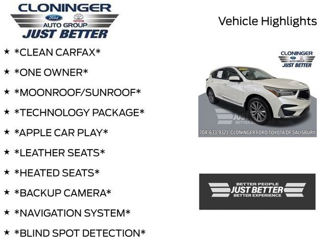 Used 2019 Acura RDX w/ Technology Package image 3
