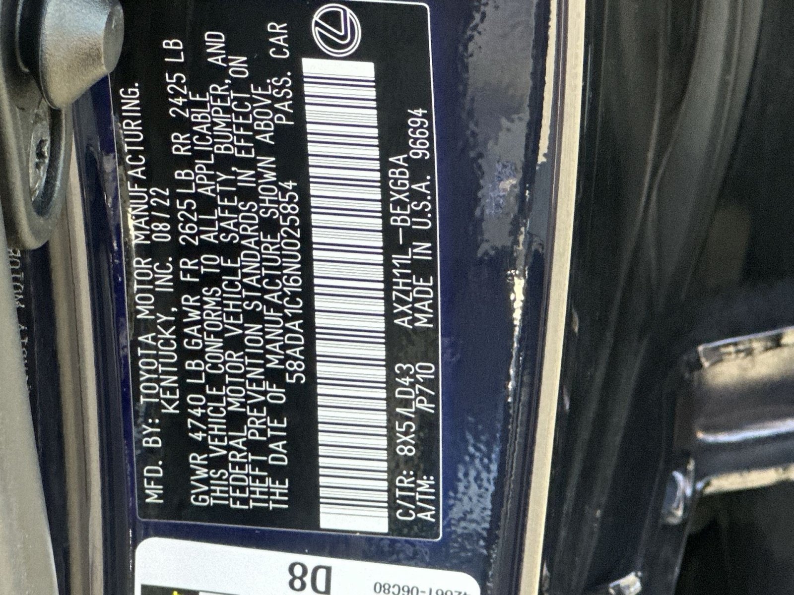 Used 2022 Lexus ES 300h w/ Premium Package FWD image 30