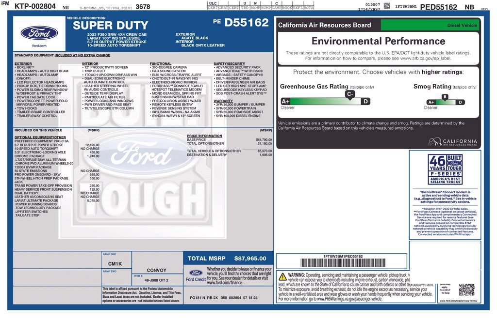 Used 2023 Ford F350 Lariat w/ Lariat Ultimate Package AWD/4WD image 4