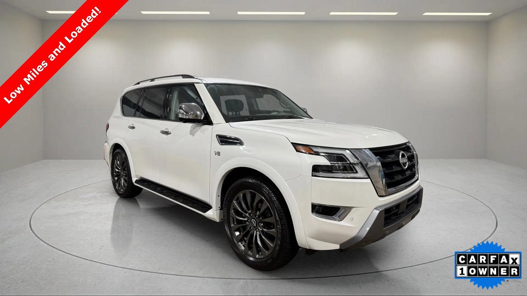 Used 2021 Nissan Armada Platinum w/ Captain's Chairs Package