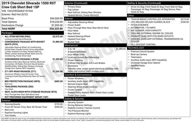 Used 2019 Chevrolet Silverado 1500 RST w/ All-Star Edition image 21