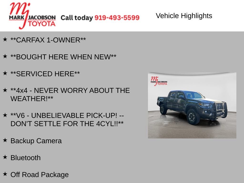 Used 2023 Toyota Tacoma TRD Off-Road w/ Technology Package AWD/4WD image 6