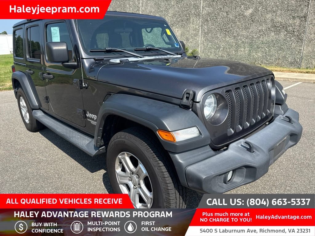 Used 2019 Jeep Wrangler Unlimited Sport S AWD/4WD image 1