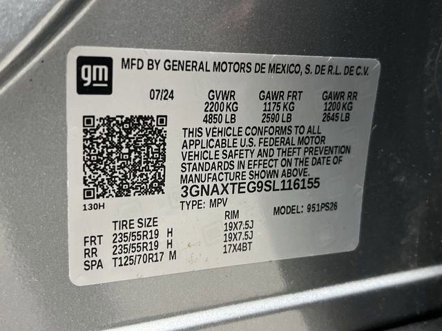 Certified 2025 Chevrolet Equinox RS w/ Safety and Technology Package image 33