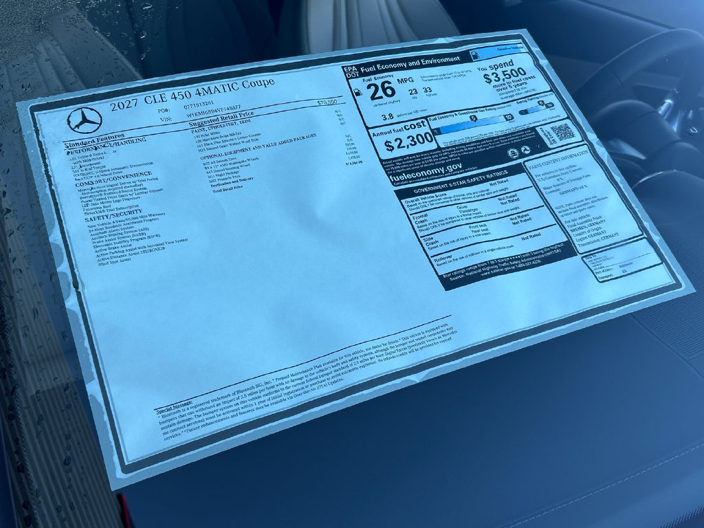 New 2027 Mercedes-Benz CLE 450 4MATIC Coupe image 35