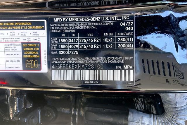 Certified 2022 Mercedes-Benz GLS 450 4MATIC w/ AMG Line Exterior image 4