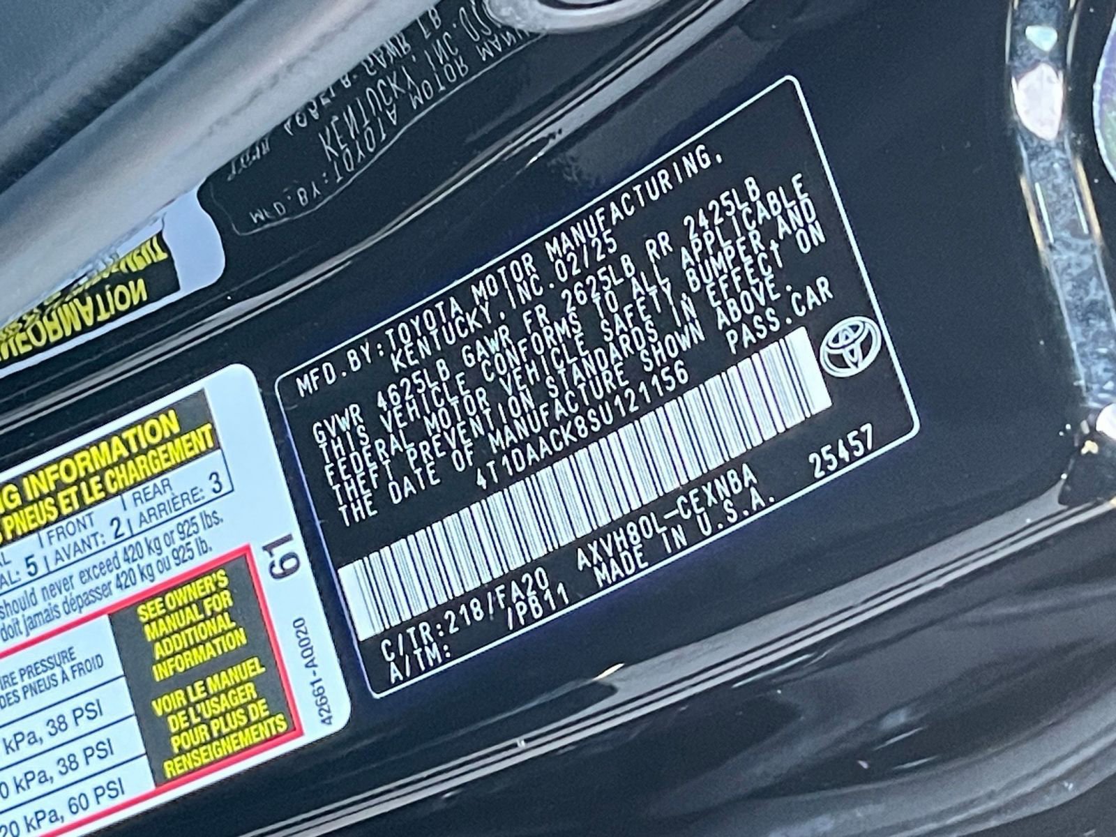 Used 2025 Toyota Camry LE image 28