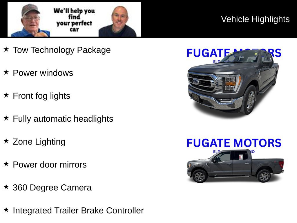 Used 2022 Ford F150 XLT w/ Equipment Group 302A High AWD/4WD image 8