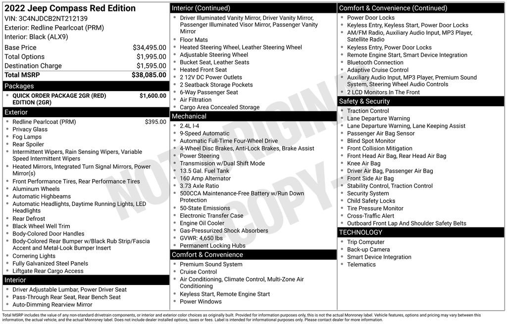 Used 2022 Jeep Compass High Altitude image 15