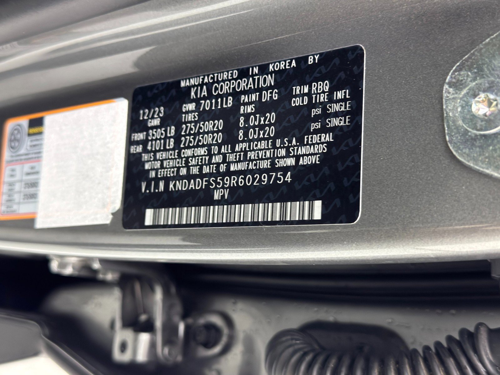 Used 2024 Kia EV9 Land image 57