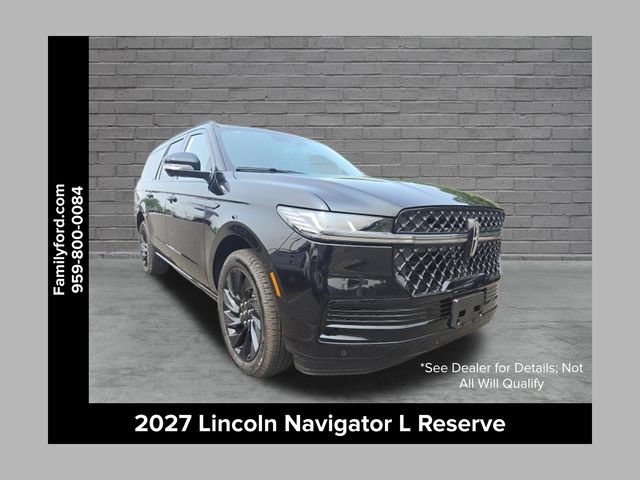 New 2027 Lincoln Navigator L Reserve w/ Jet Appearance Package AWD/4WD 360° Tour
