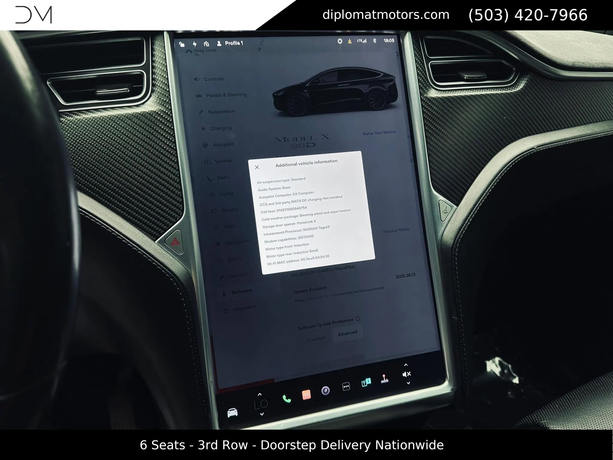 Used 2017 Tesla Model X 90D AWD/4WD image 38