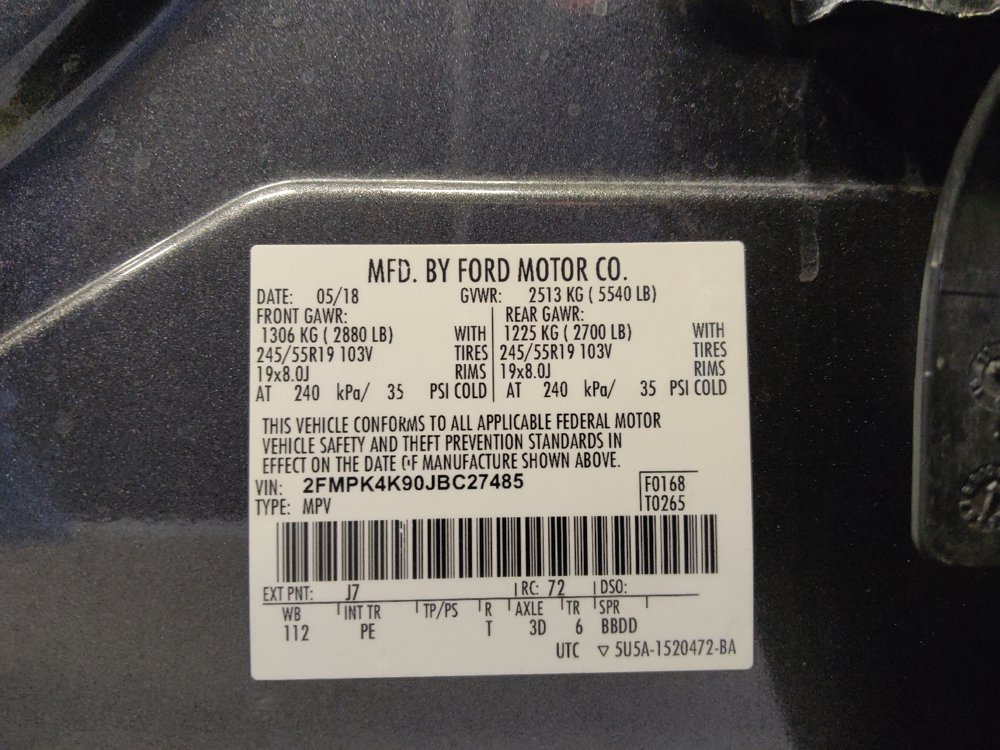 Used 2018 Ford Edge Titanium w/ Equipment Group 301A AWD/4WD image 33
