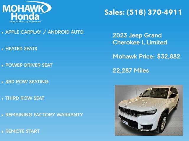 Used 2023 Jeep Grand Cherokee L Limited AWD/4WD image 14