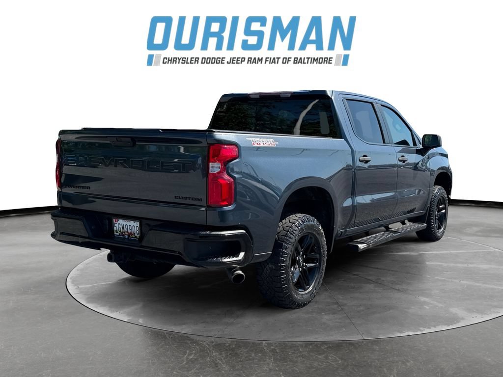 Used 2021 Chevrolet Silverado 1500 Custom Trail Boss w/ LPO, Dark Essentials Package AWD/4WD image 6