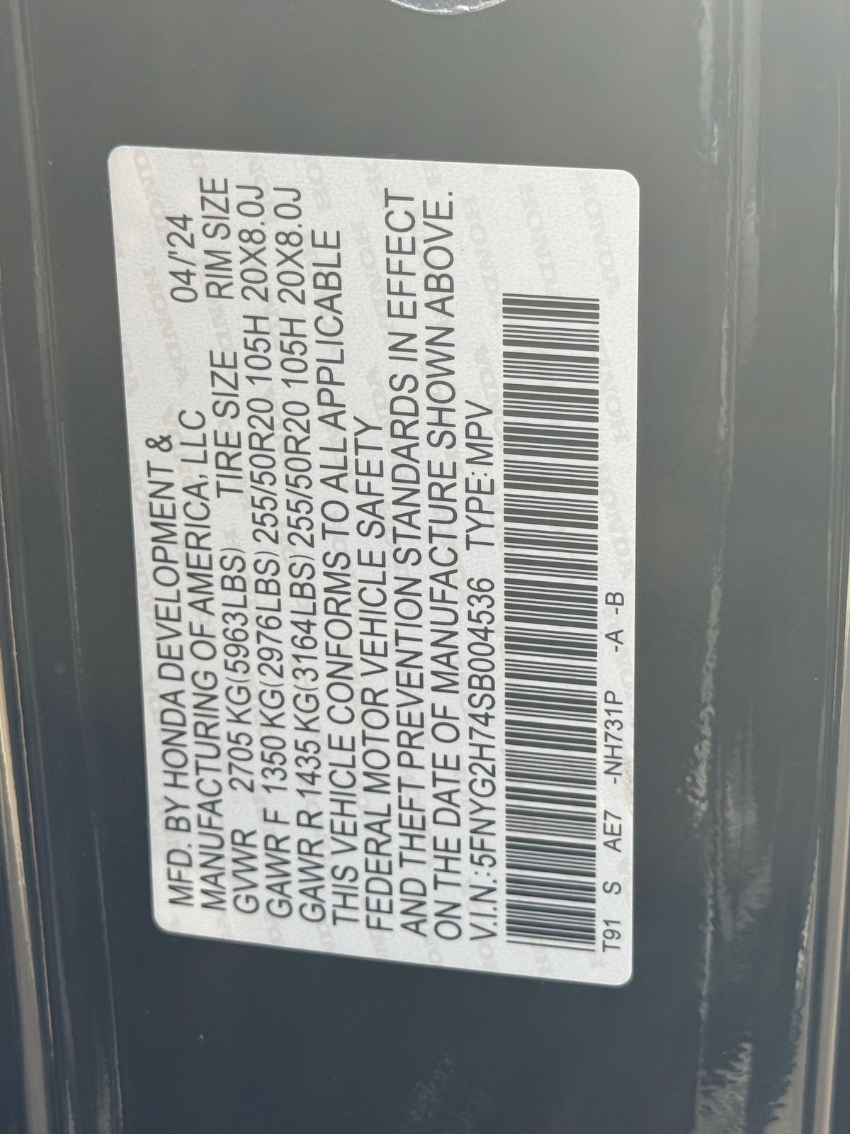 Used 2025 Honda Pilot Touring image 37