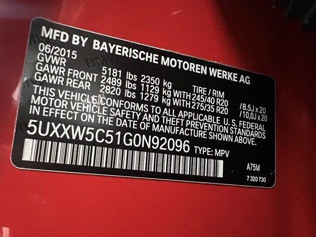 Used 2016 BMW X4 xDrive35i image 55