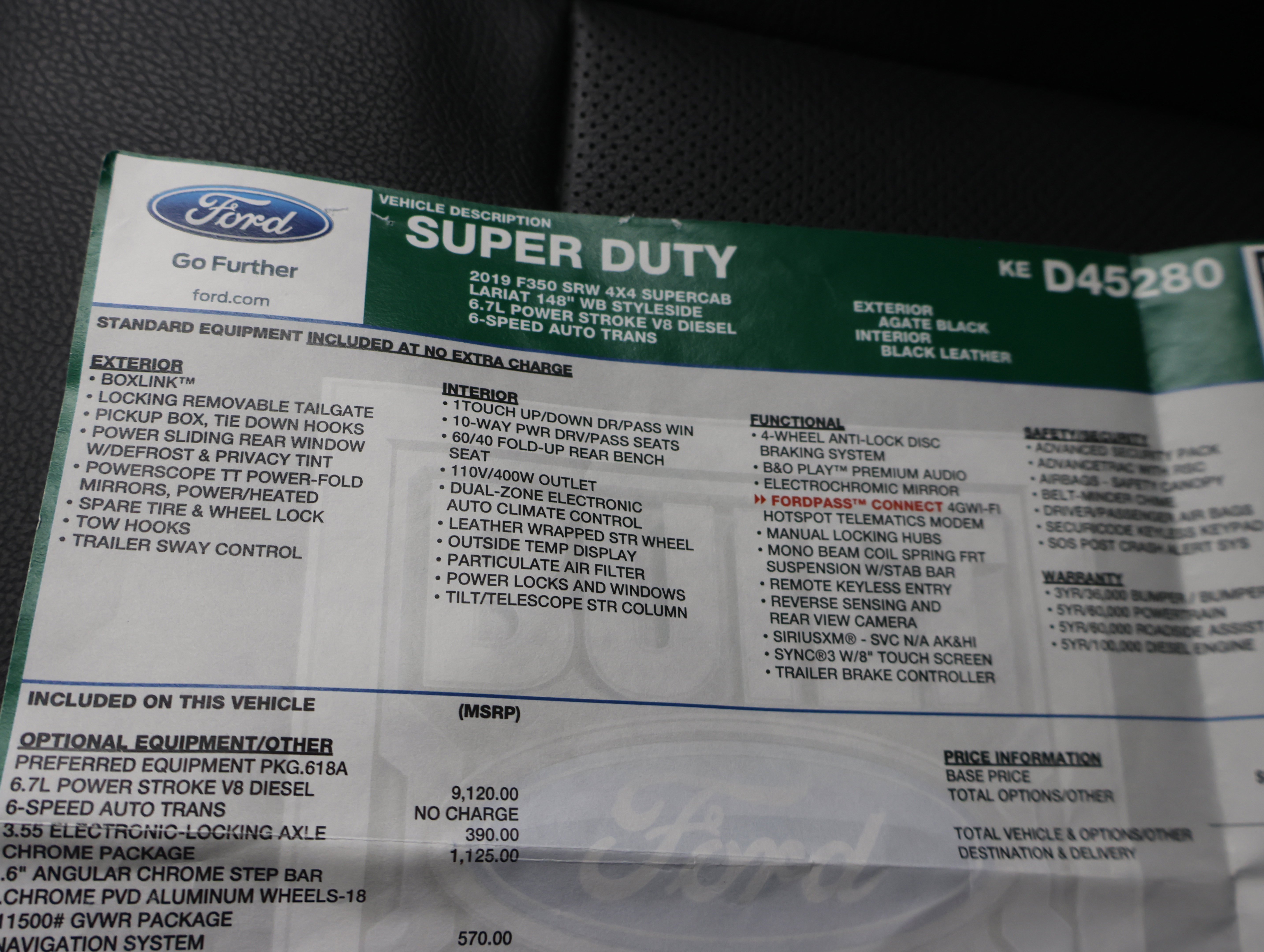 Used 2019 Ford F350 Lariat w/ Chrome Package image 53