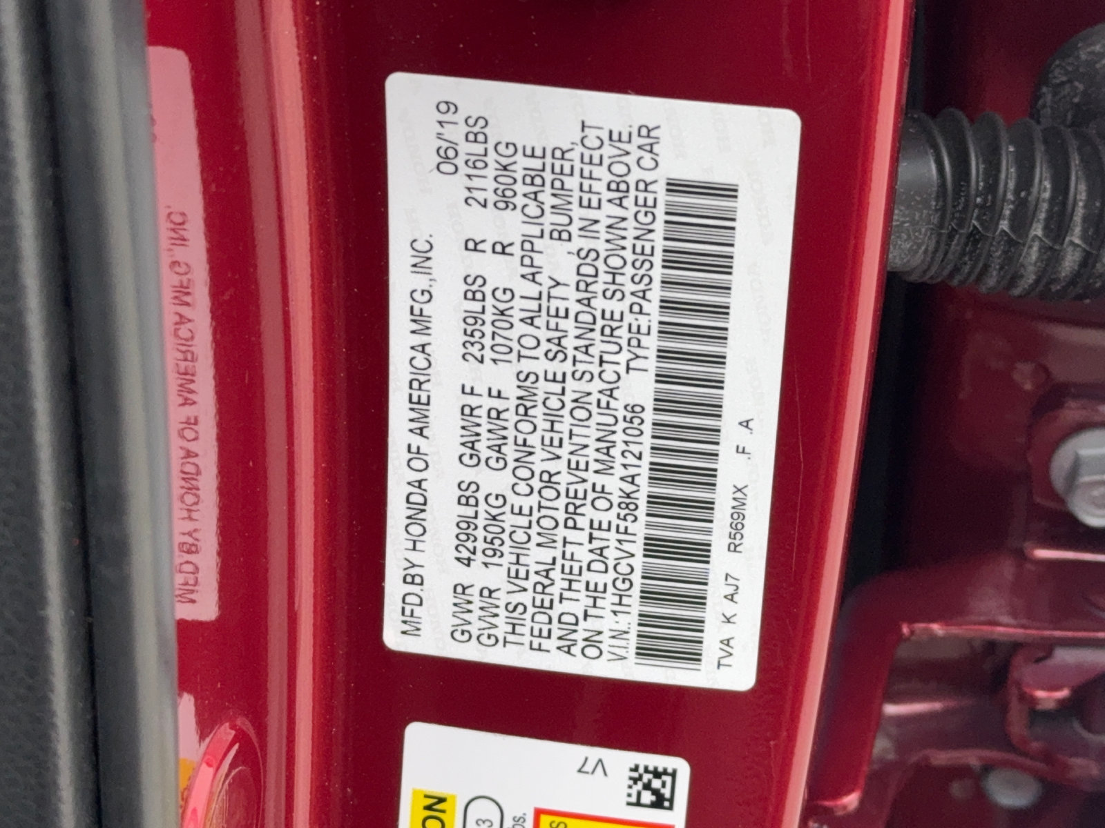 Used 2019 Honda Accord EX-L image 55