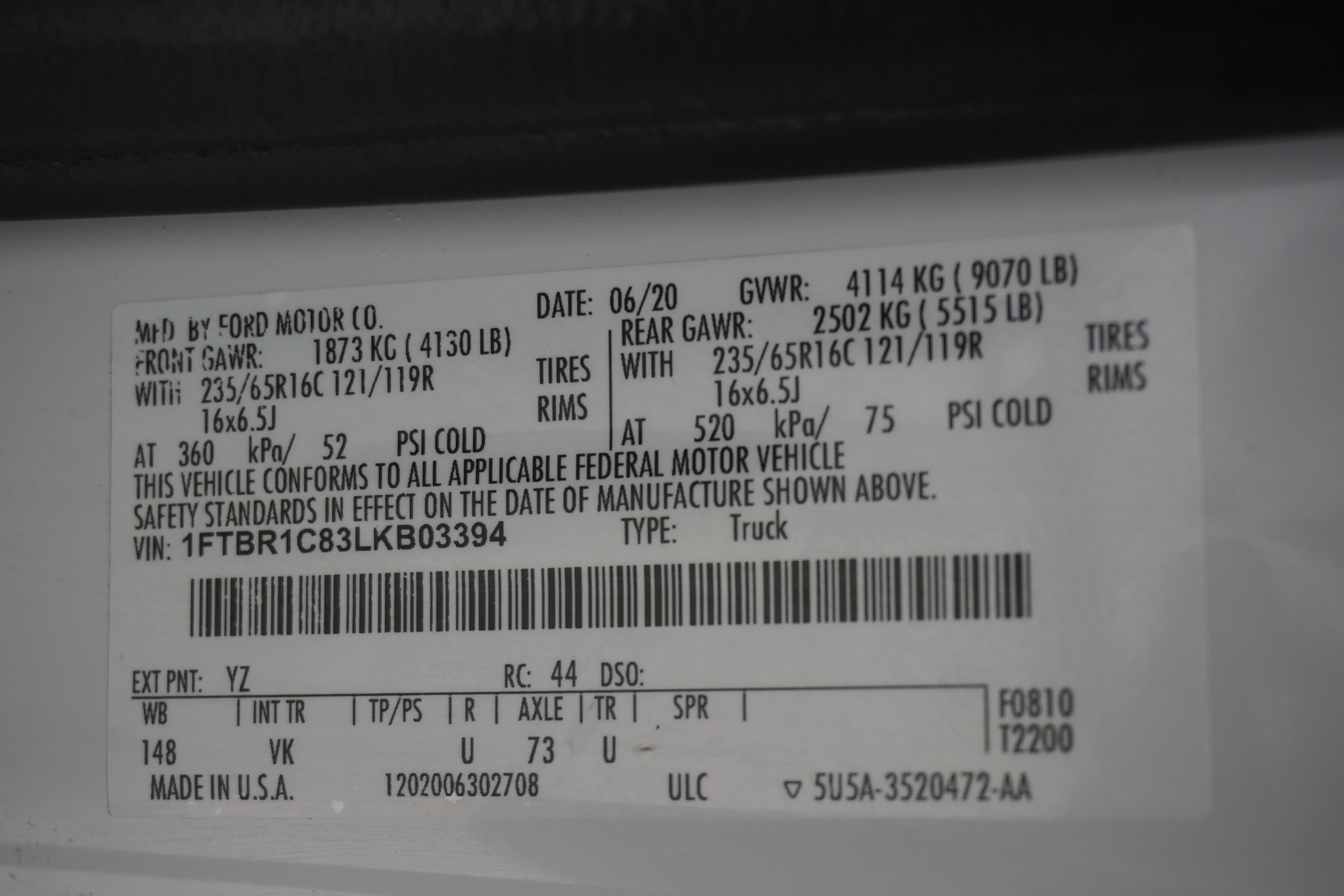 Used 2020 Ford Transit 250 Medium Roof w/ Load Area Protection Package image 23