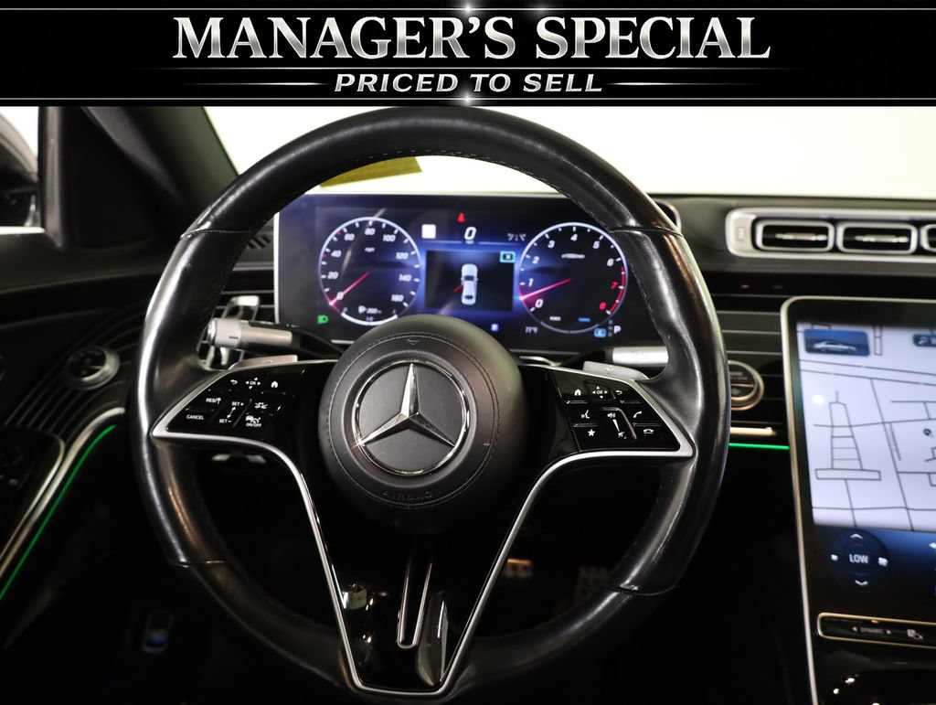 Used 2022 Mercedes-Benz S 500 4MATIC w/ AMG Line Package image 39
