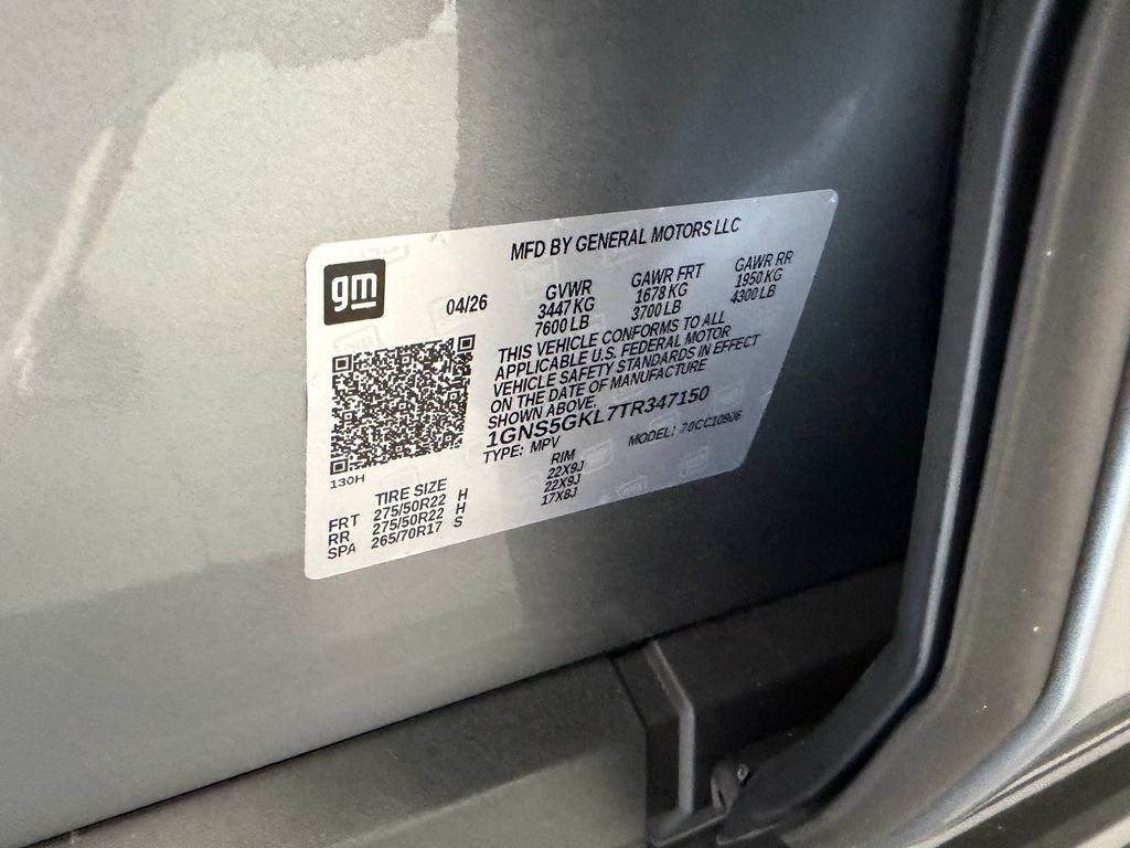 Certified 2026 Chevrolet Suburban High Country w/ Sun And Tow Package RWD image 23