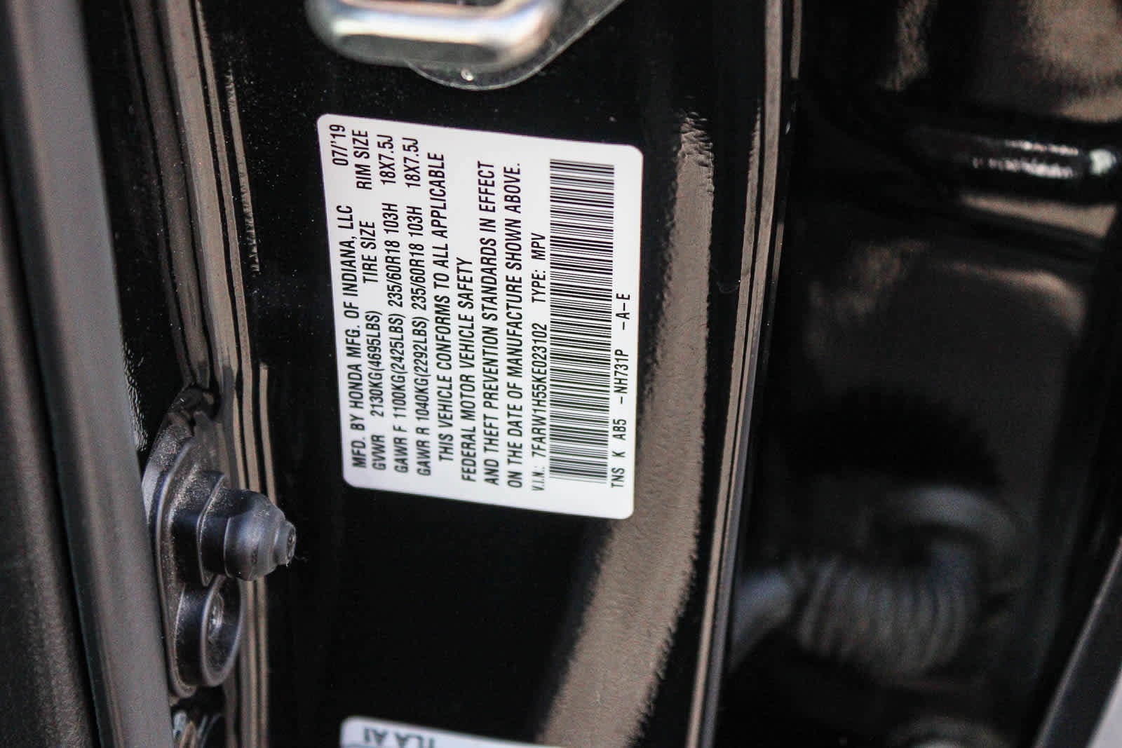 Certified 2019 Honda CR-V EX image 26