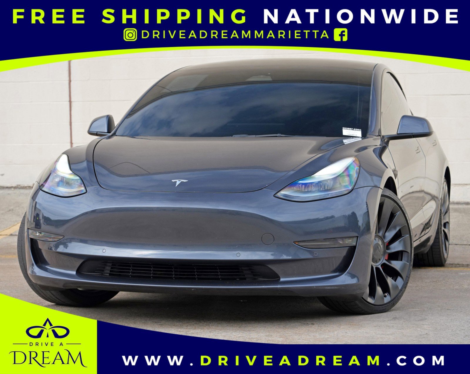 Used 2022 Tesla Model 3 Performance AWD/4WD image 1