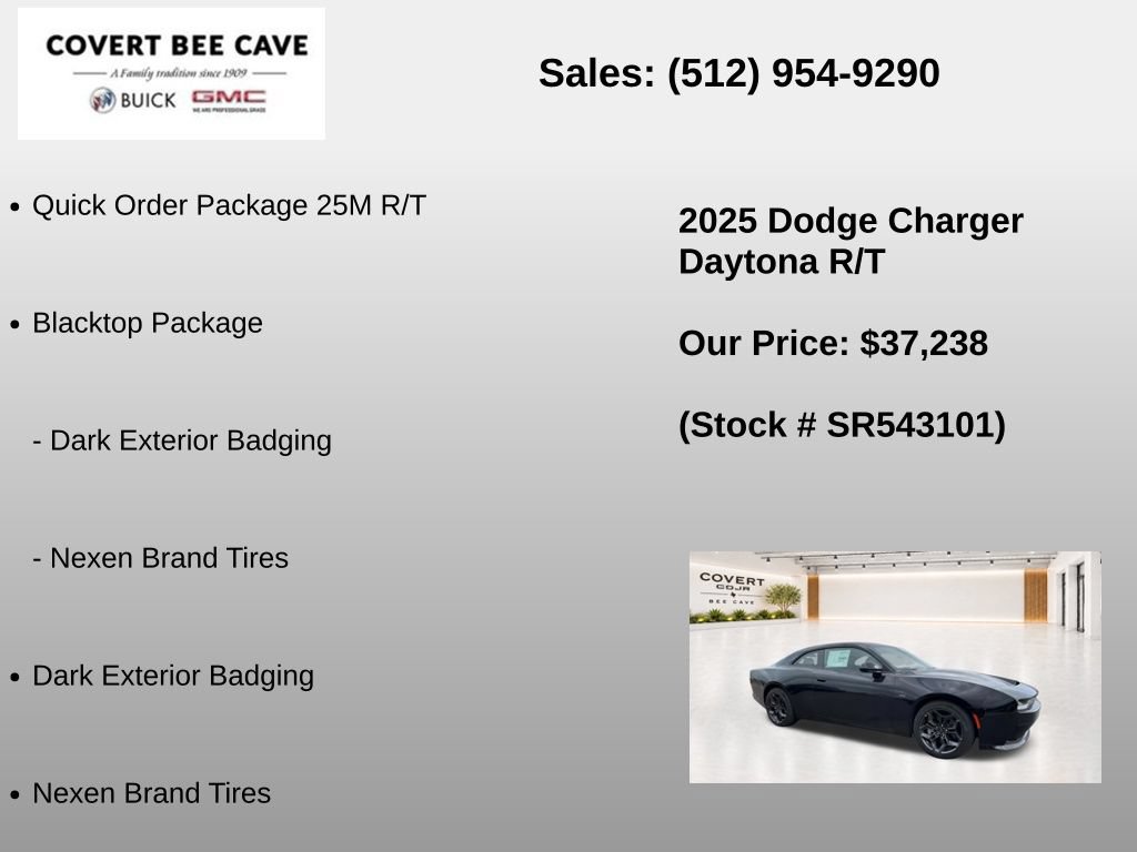 New 2025 Dodge Charger Daytona R/T w/ Quick Order Package 25M R/T AWD/4WD image 7