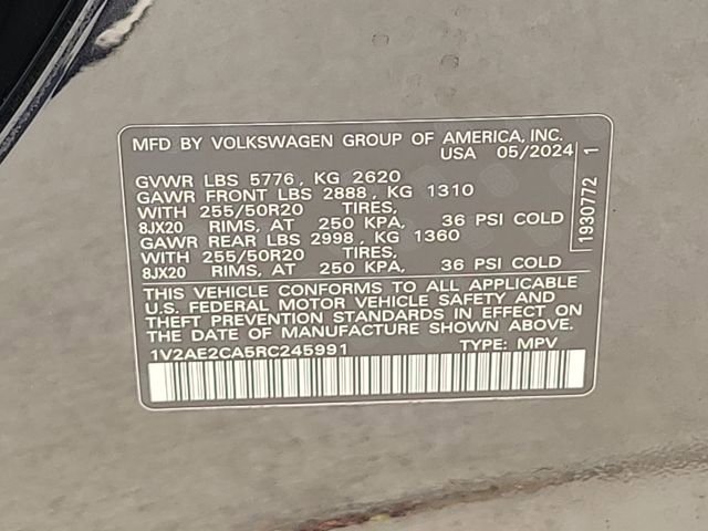 Used 2024 Volkswagen Atlas Cross Sport SEL R-Line image 24