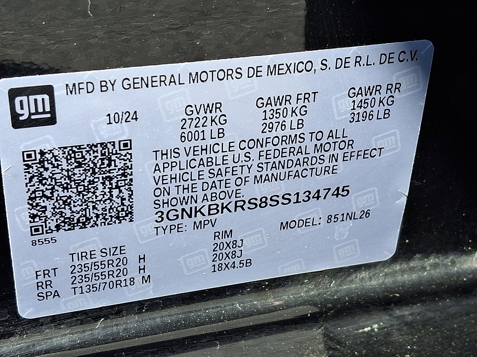 Certified 2025 Chevrolet Blazer RS w/ Driver Confidence II Package AWD/4WD image 32