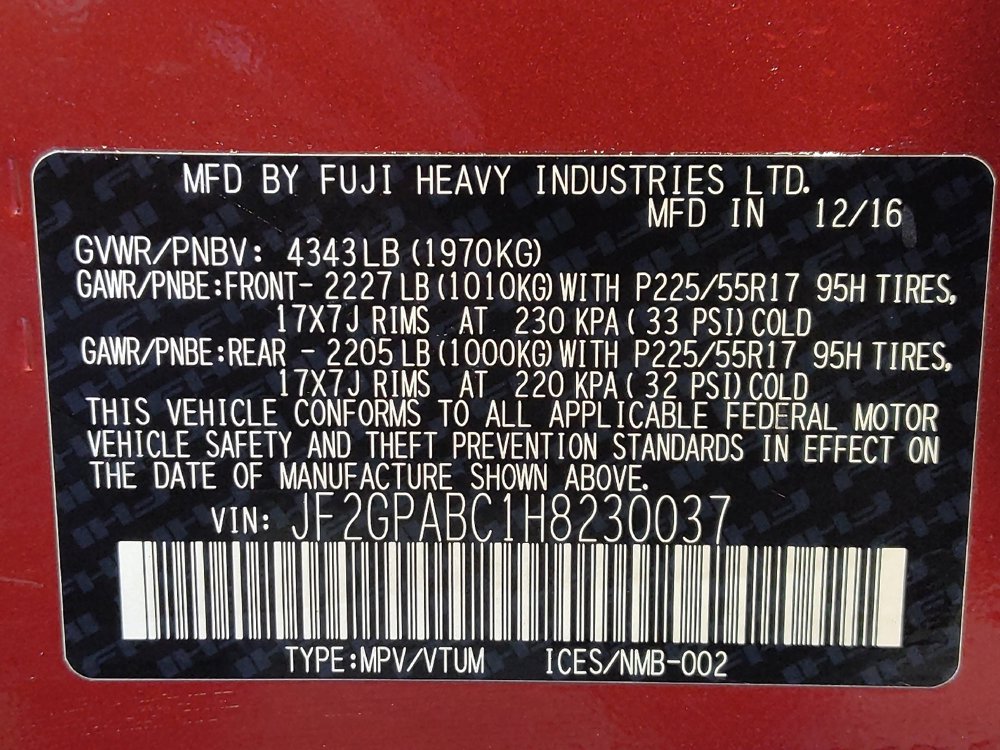 Used 2017 Subaru Crosstrek 2.0i Premium image 33