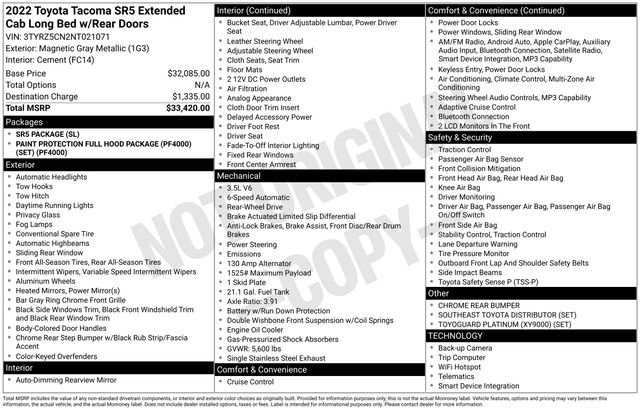 Used 2022 Toyota Tacoma SR5 image 15