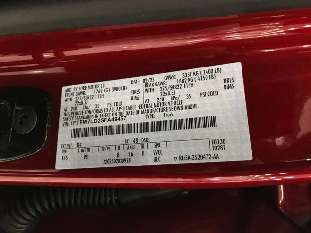 Used 2025 Ford F150 Platinum w/ Equipment Group 702A High image 27