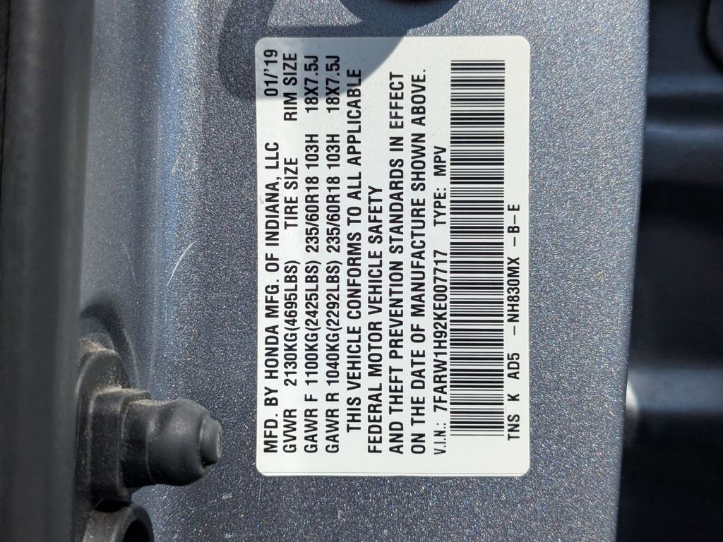 Used 2019 Honda CR-V Touring image 23