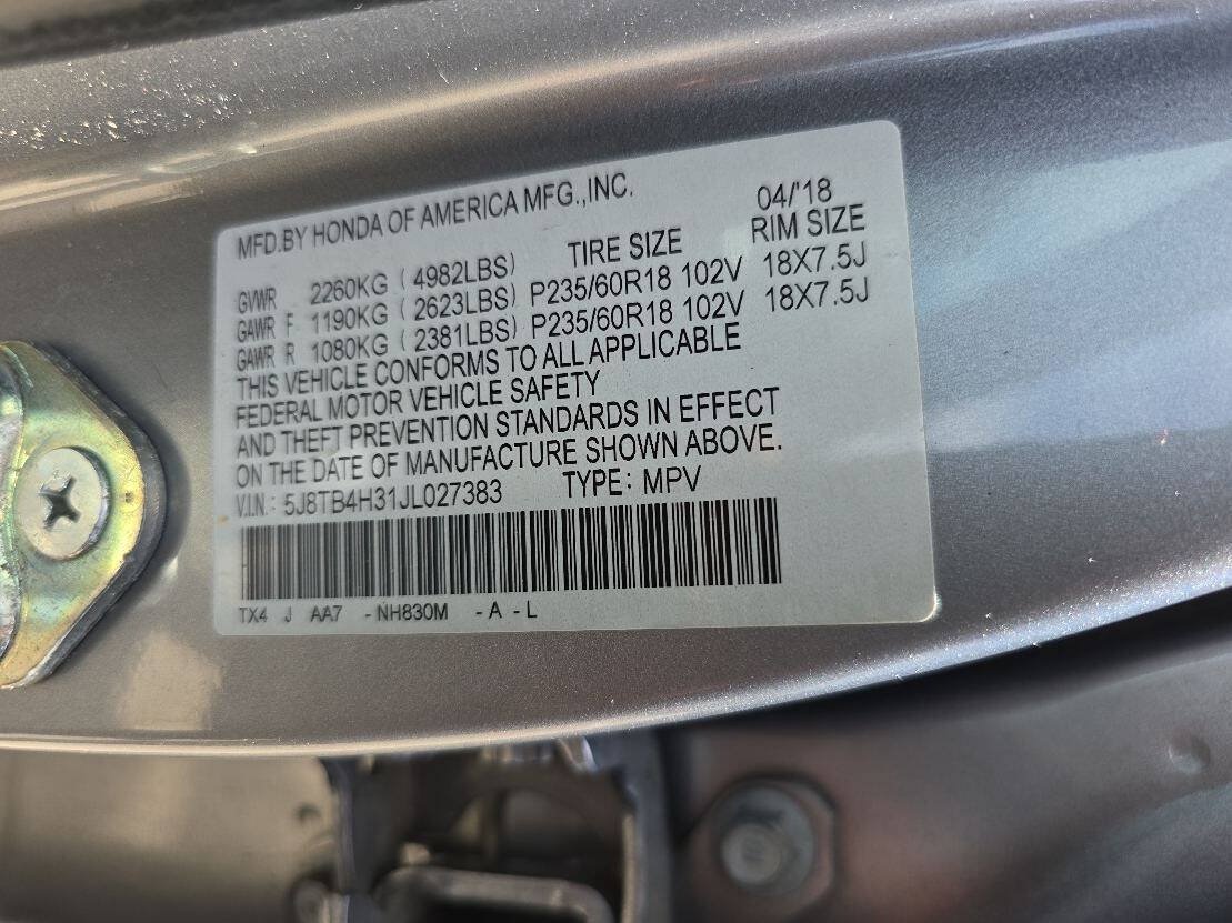 Used 2018 Acura RDX AWD image 12