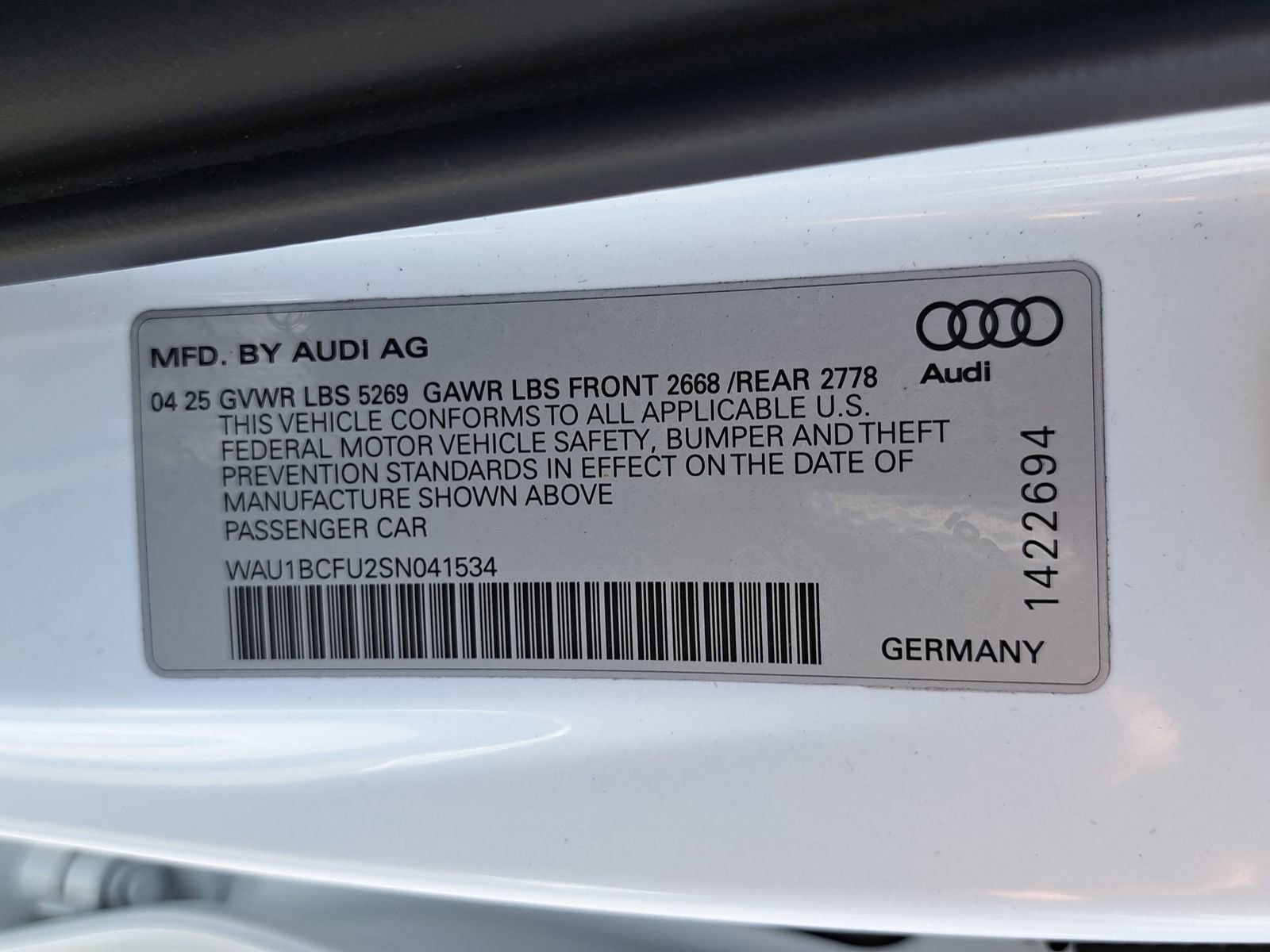 Certified 2025 Audi A5 2.0T Premium w/ Convenience Package image 41