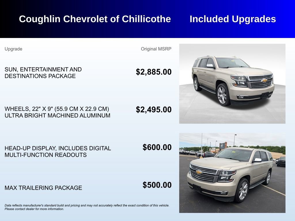 Used 2017 Chevrolet Tahoe Premier AWD/4WD image 3