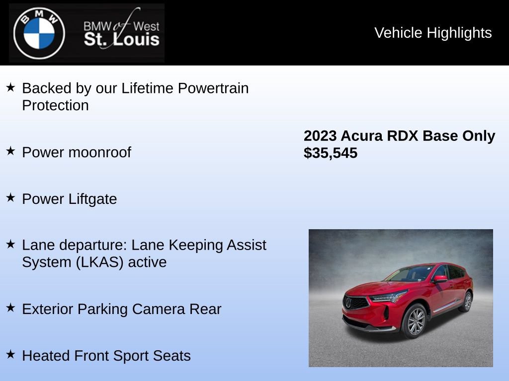 Used 2023 Acura RDX AWD w/ Technology Package image 7