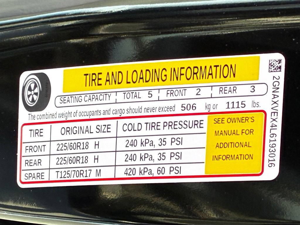 Used 2020 Chevrolet Equinox LT AWD/4WD image 47