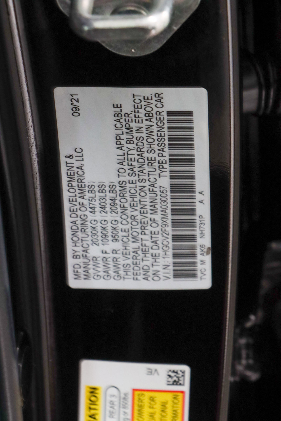 Used 2021 Honda Accord Touring image 31