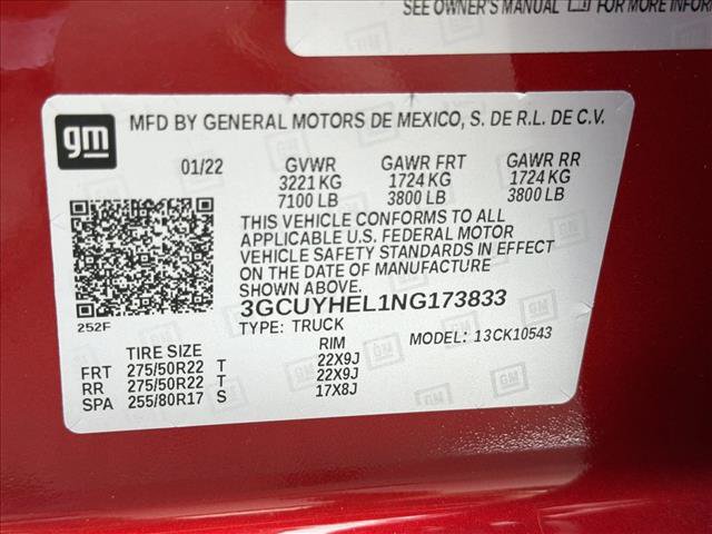 Used 2022 Chevrolet Silverado 1500 High Country w/ LPO, Dark Essentials Package AWD/4WD image 26