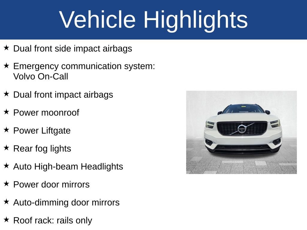 Used 2020 Volvo XC40 T4 R-Design w/ Protection Package Premier image 4