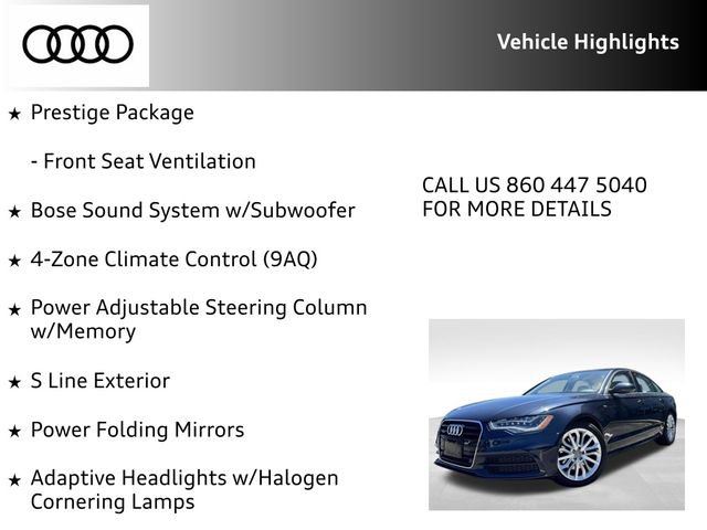 Used 2014 Audi A6 TDI Prestige w/ Prestige Package AWD/4WD image 22