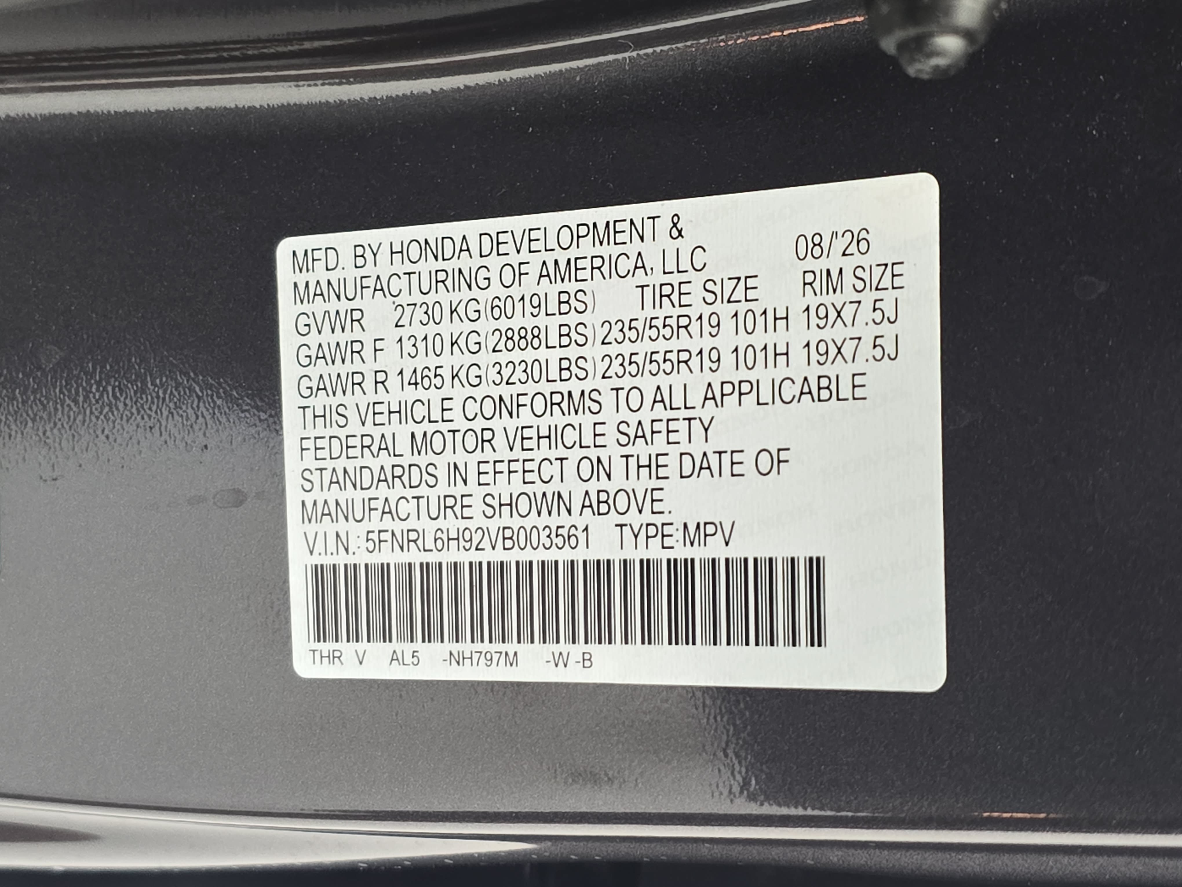 New 2027 Honda Odyssey Elite image 37